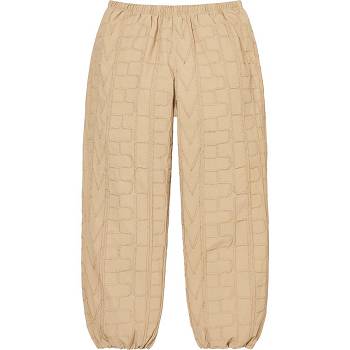 Calças Supreme Repeat Stitch Atletismo Pant Marrom | PT193NB