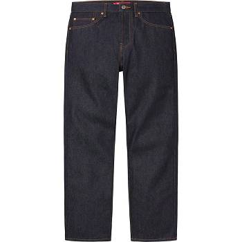 Calças Supreme Rigid Slim Jean Pretas | PT155DN
