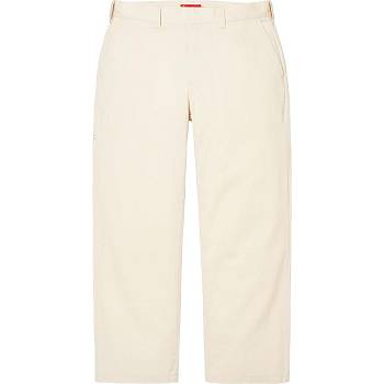 Calças Supreme Trabalho Pant Branco | PT169QZ