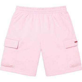 Calções Supreme Small Box Baggy Cargo Sweat Rosa | PT224RW