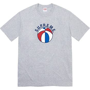 Camiseta Supreme League Tee Cinzentas | PT356YU