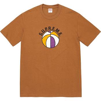 Camiseta Supreme League Tee Marrom | PT360PQ