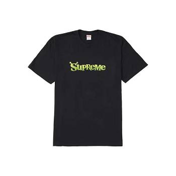 Camiseta Supreme Shrek Pretas | PT395LH