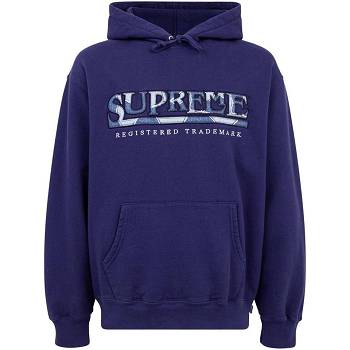 Moletom Com Capuz Supreme Amazing Denim Logo Azuis | PT100PQ